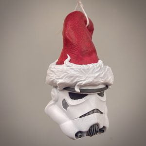 3D Printed Christmas Star Wars Storm Trooper Christmas Bauble