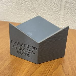 D12 Dodecahedron Stained Glass Mould