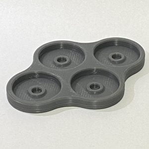 Four Diamond Movement Tray 3D Printed
