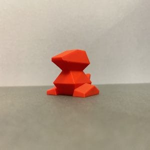 Porygon Low Poly Pokemon Front