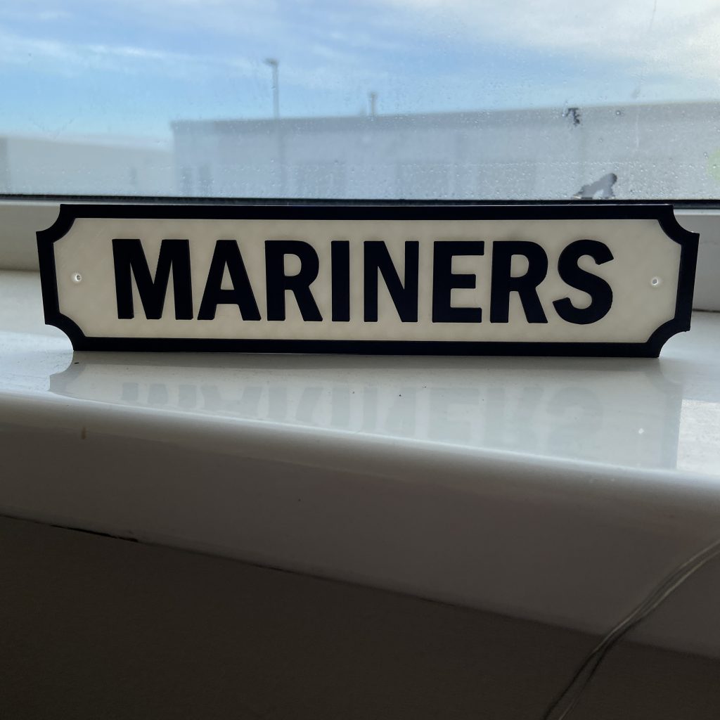 Mariners GTFC Sign