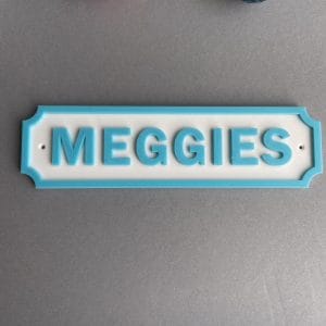 Meggie Sign | Plaque