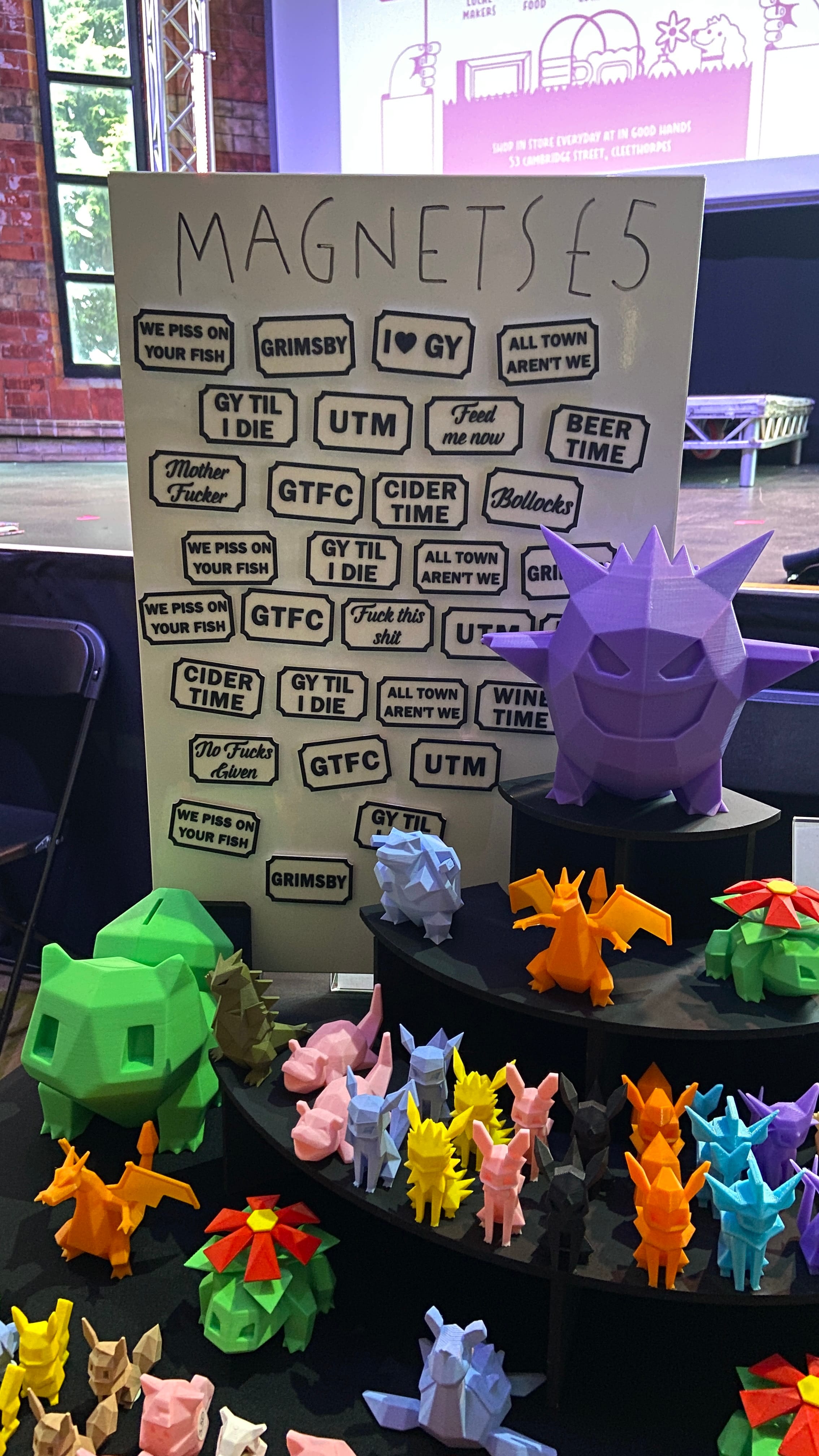 Case Study: Solving our Market Display Problem with 3D Printed Feet For Ikea Magnet Board